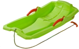 Luge en plastique avec freins Baby Mix Karol verte