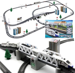 Elektrische persoonlijke trein met lange rails