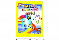 Kleurrijke zelfklevende papieren A4, 10 vellen