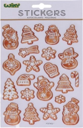 Kerst 3D pop-up stickers 25 × 14,5 cm