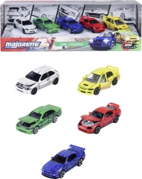 Majorette Japan Series vijfdelige set metalen auto’s 1:64