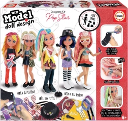 EDUCA Creative Set My Model Doll Design: Pop Star