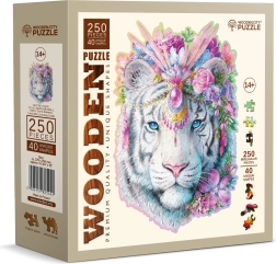 Houten puzzel WOODEN CITY Mystieke tijger – 250 stukjes