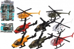 Metalen en plastic helikopter voor kinderen 10 cm