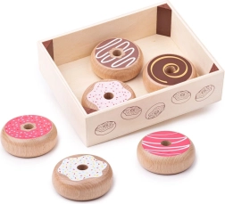 Houten doos met donuts Bigjigs Toys