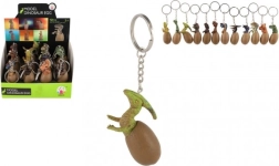 Dinosaurus sleutelhanger in een ei