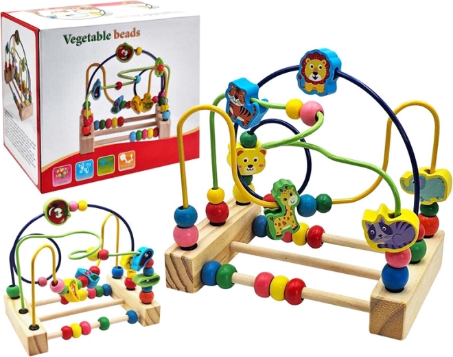 Wooden maze for children