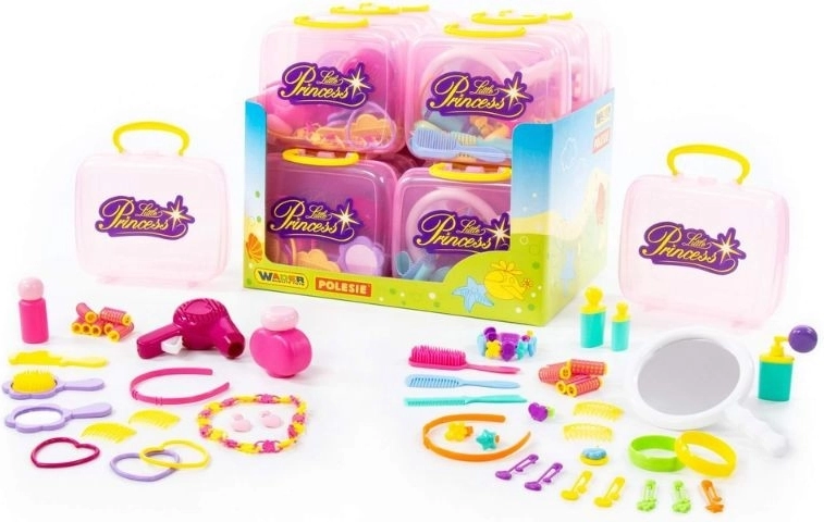 Little Princess Vanity Table in a Suitcase – 16-Piece Set