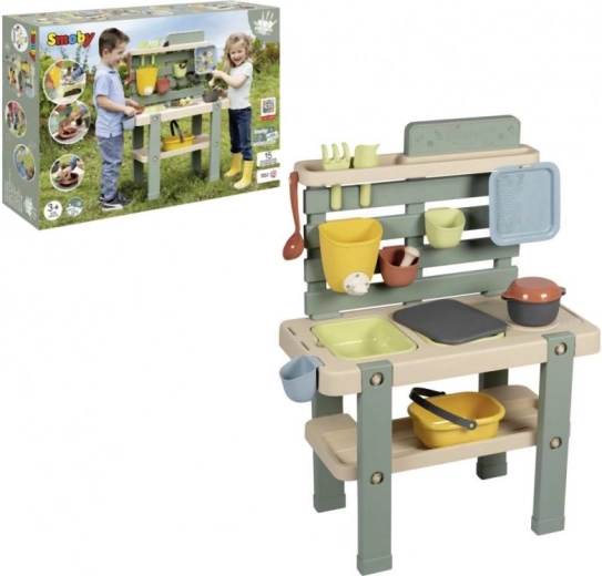 Smoby Life Outdoor-Küche für Wasser und Sand
