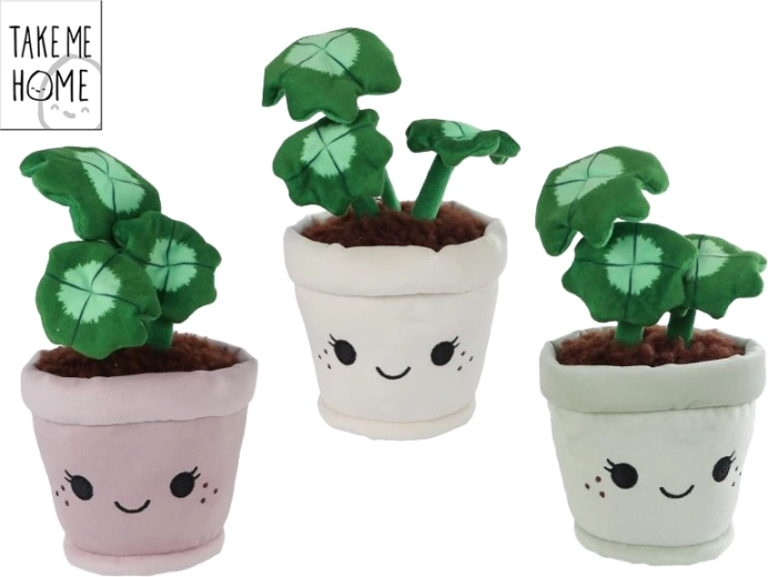 Plush Four-Leaf Clover Take Me Home 23 cm