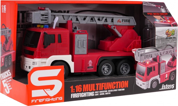 Fire Truck 1:16 with Water, Light and Sound