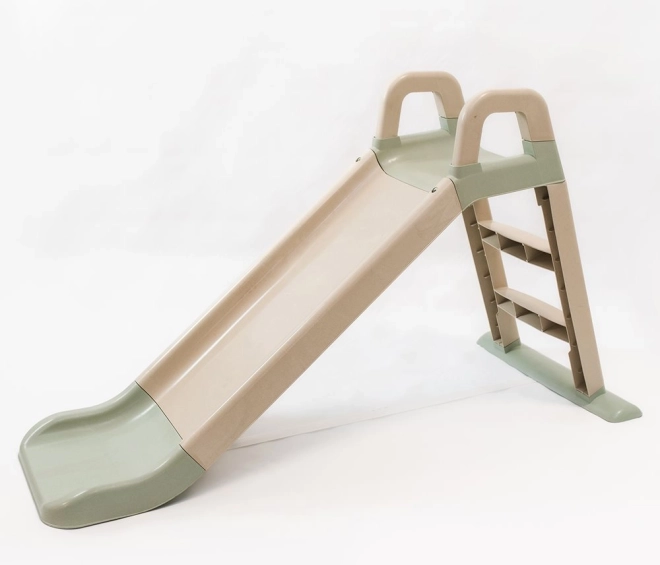 Doloni glijbaan 140 cm EKO voor kinderen – Beige-groen