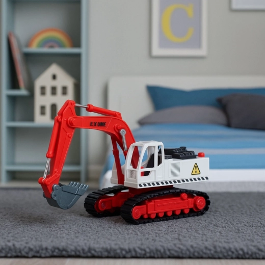 Rotating cab and movable arm