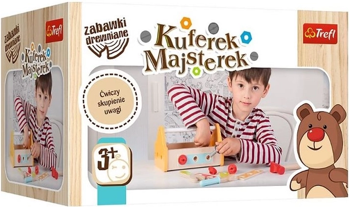 Trefl wooden toy small handyman case