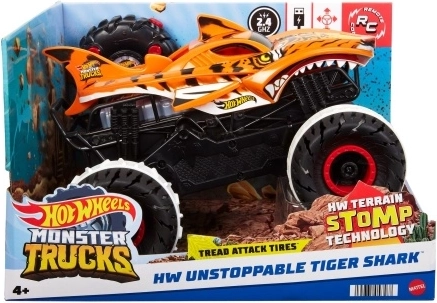 RC Off-Road Monster Truck HOT WHEELS Tiger Shark 1:15