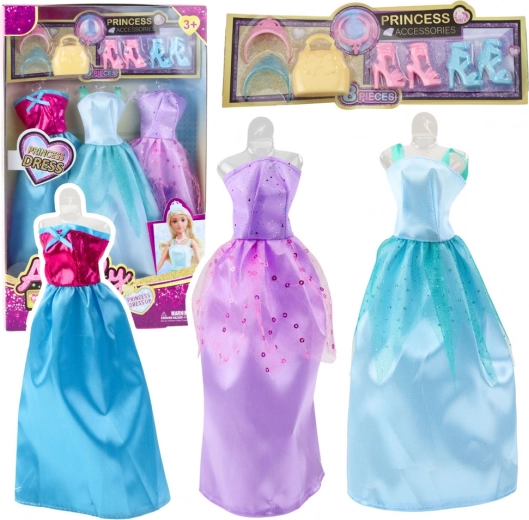 ANLILI Doll Dresses and Accessories Set – 9 Pieces