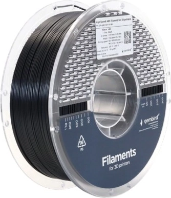 ABS filament High Speed 1.75 mm black 1 kg