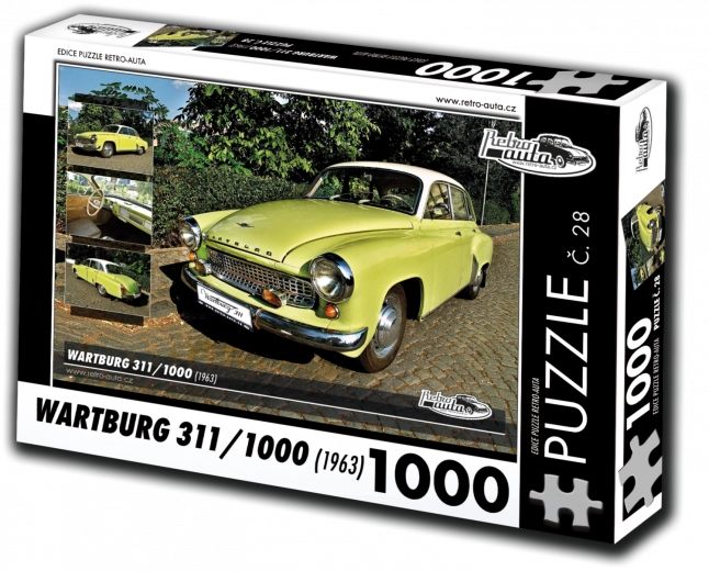 Puzzel RETRO-AUTA Wartburg 311 (1963) 1000 stukjes