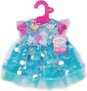 Baby Born mermaid dress for 43 cm dolls