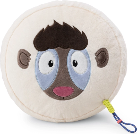 Coussin rond en peluche NICI mandrill Matuto 35 × 35 cm