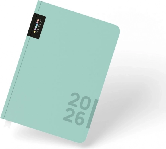 Weekly Diary 2026 Pastelini Green A5