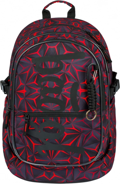 Školní batoh Baagl Core Red Polygon