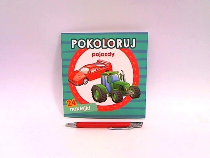 Color Vehicles – sticker coloring book