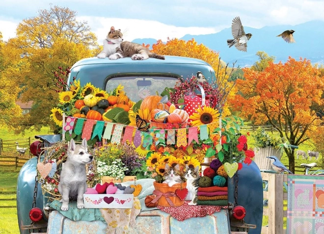 Puzzel Herfstdelivery 500 stukjes COBBLE HILL