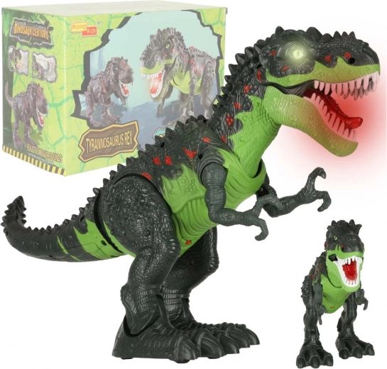 Elektronische dinosaurus T-REX groen