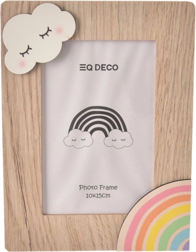 Wooden photo frame Rainbow 10 × 15 cm