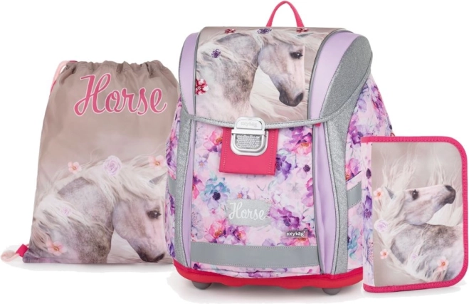 School Set Oxybag Premium Light Horse Romantic