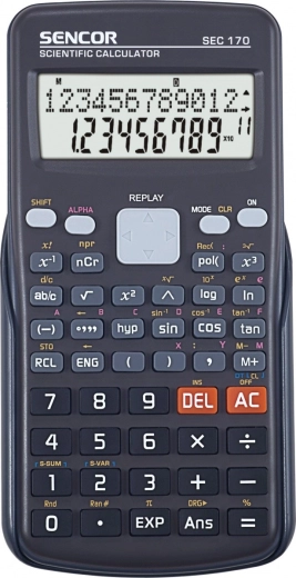 Scientific Calculator SEC with 240 Functions and LCD Display