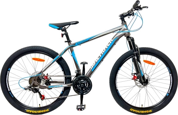 MalTrack mountain bike 26" steel frame gray/blue