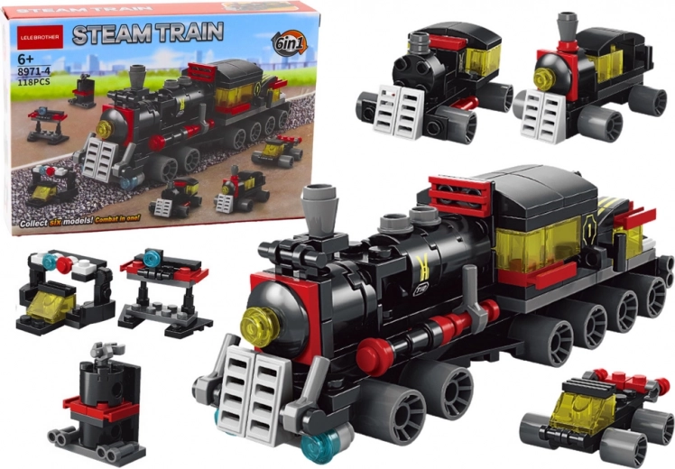 Jeu de construction Locomotive 6-en-1