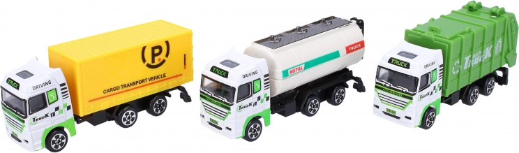 Metalen vrachtwagen 12 cm