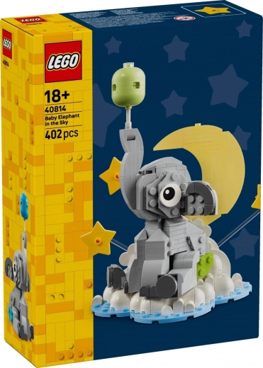 LEGO Iconic Elephant on a Cloud