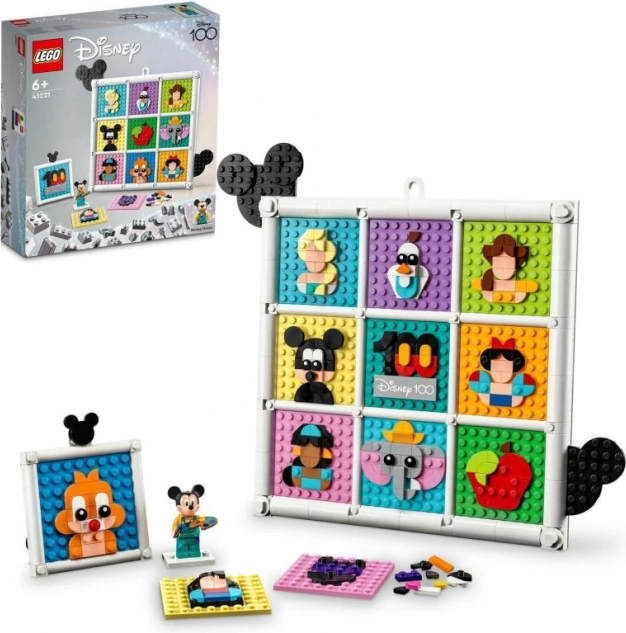 LEGO Disney – 100 Jahre ikonischer Animationen Wandcollage-Set