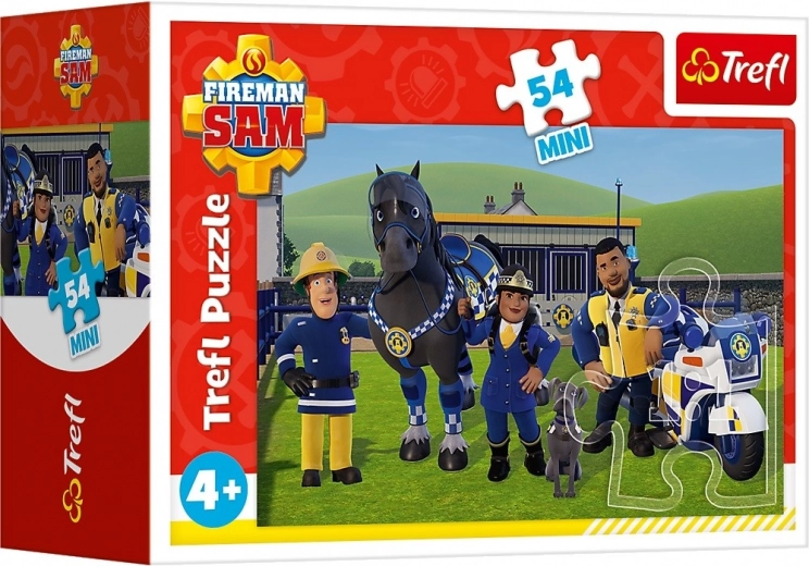 Mini puzzle 54 pièces Sam le Pompier – motifs variés