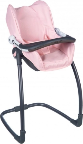 3-in-1 car seat, rocker, and high chair for dolls MAXI-COSI light pink