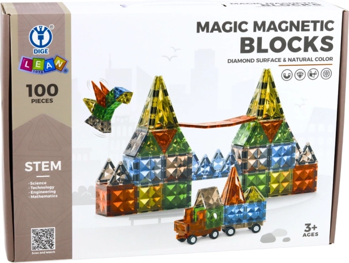 Un riche ensemble de 100 pièces pour petits constructeurs