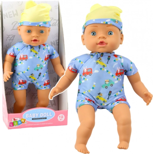 Baby Doll in Blue Outfit with Hat