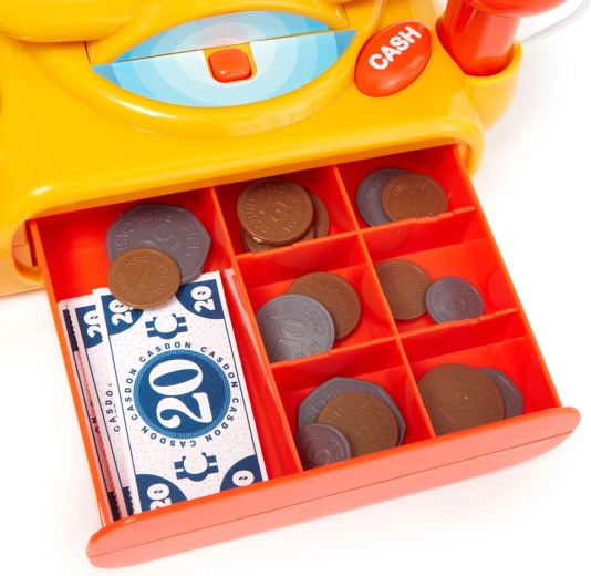 Uitschuifbare kassalade met vakken