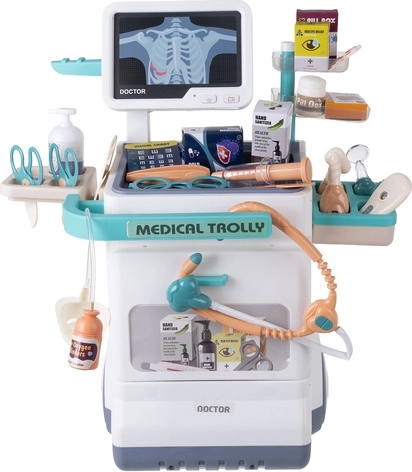 Riche équipement de 26 pièces pour jouer au docteur
