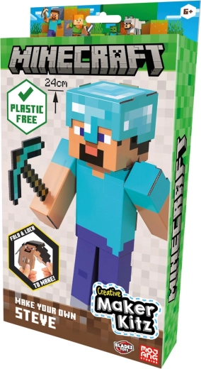 Grote 3D Steve-figuur (ca. 25 cm)