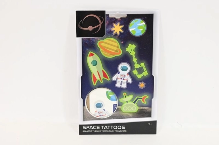 NASA temporäre Tattoos – Weltraum-Set