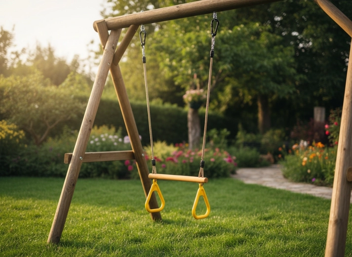 Barre fixe en bois pour une prise naturelle