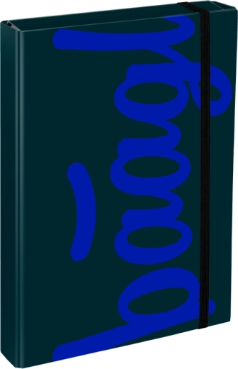 A4 Jumbo School Notebook Folder Blue BAAGL