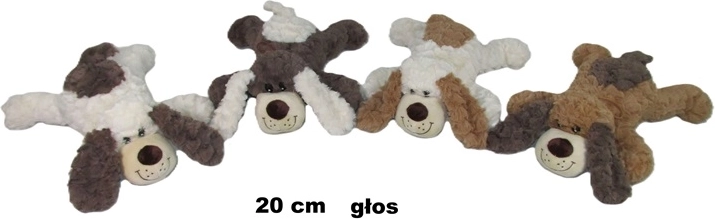 Plüschhund mit Sound, 20 cm