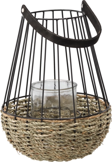 Structure métallique résistante au design noir‑brun