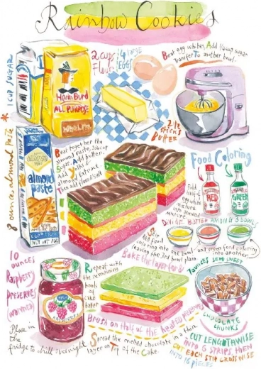 Puzzel Magnolia regenboogkoekjes 1000 stukjes